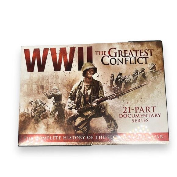 World War II The Grestest Conflict 21 Part Documentary Series DVD Set New - Picture 1 of 8